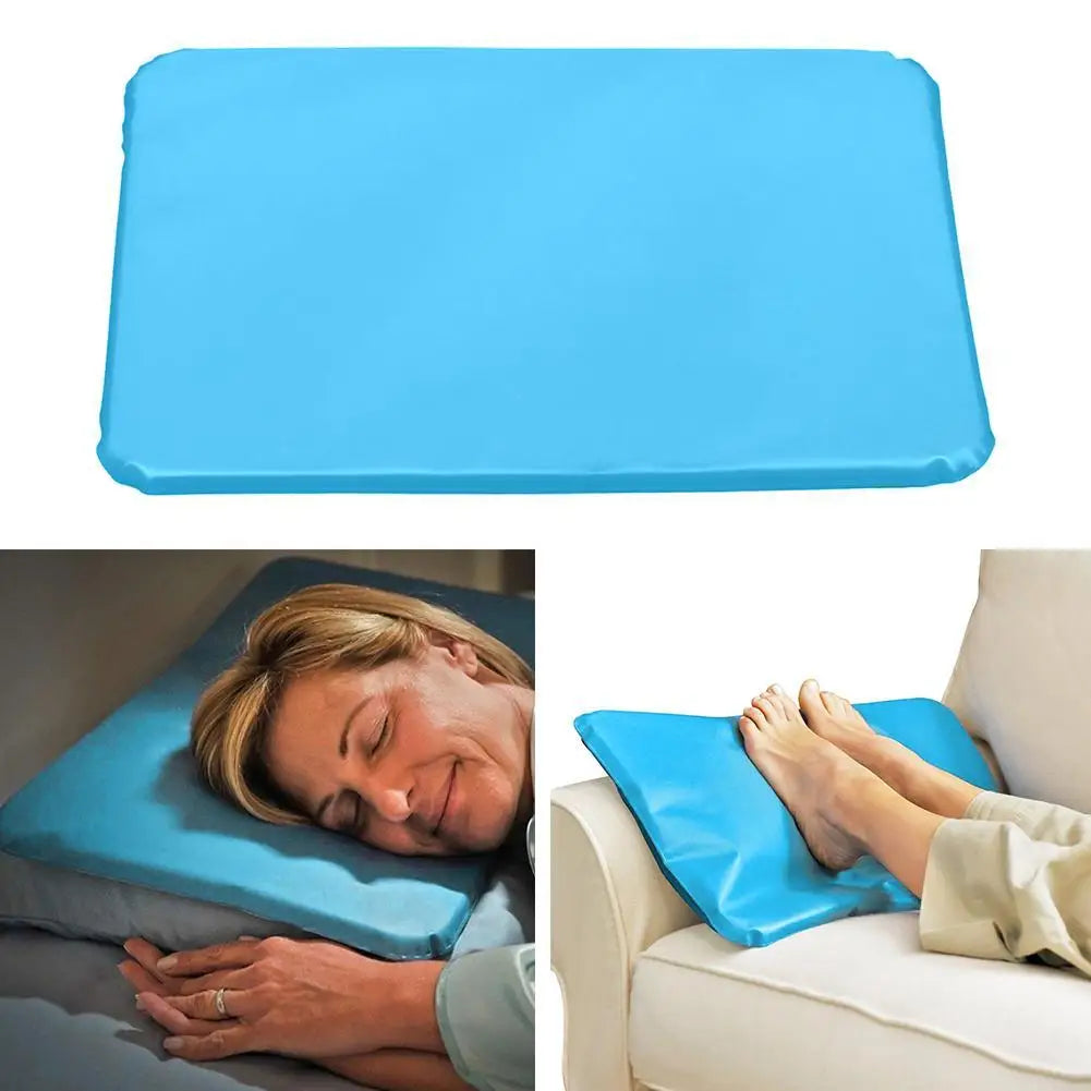 Summer Ice Cold Pillow Massager Therapy Insert Pillow Chillow Sleeping Aid Cooling Gel Pillow Chilled Sleeping Comfortable Mat