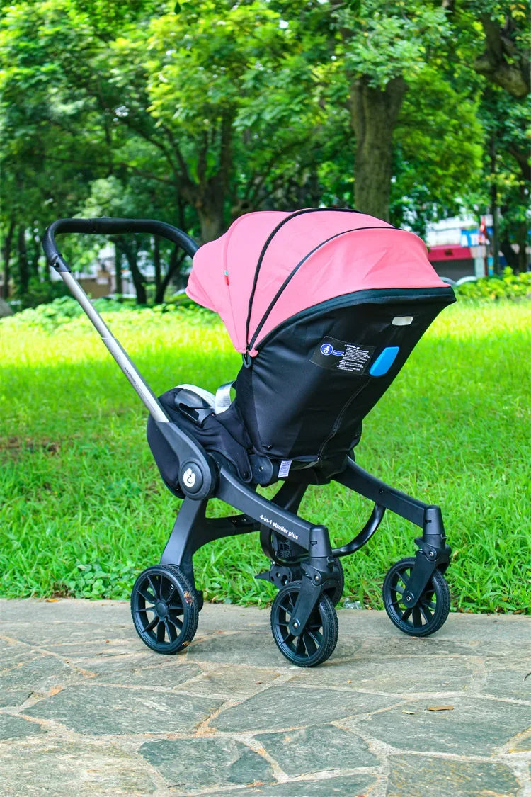 EU STOCK Foldable Lightweight baby stroller Multifunctional Four Wheels poussette bebe 3 en 1 Portable baby wagon