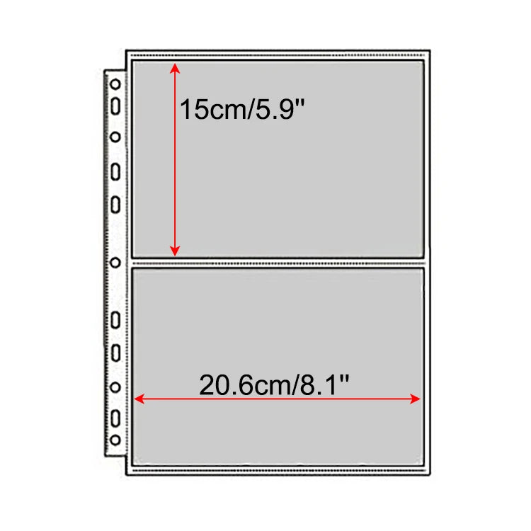 A4 Binder Photocards Holder Kpop Photo Card Page 2/3/4/9/10 Pocket Sleeves PVC Free Photo Album Refills 4x6 10x15 Pocket Sleeves