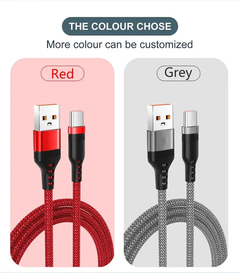 USB Type C Cable 5A Super Fast Charge Cable For Huawei 1m 3m 5m 8 Meter USB C Extension Cable for Samsung Xiaomi OPPO Universal