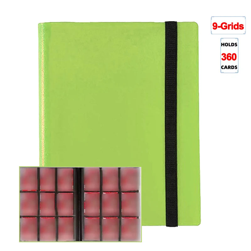1Pc Card Binder 160/360/480 Trading Card Holder Book PP Cover Binder For Cards Durable Side Loading Card Book With Gaming Cards