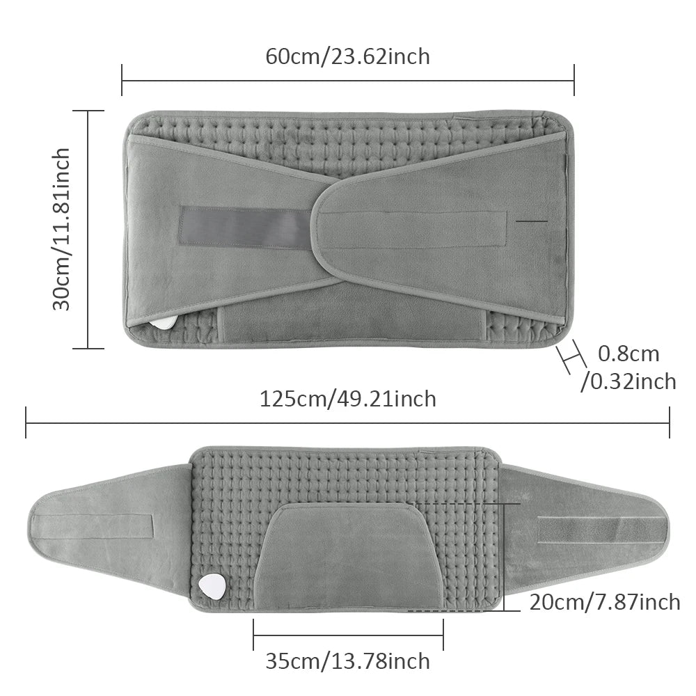 Electric Heating Waist Belt Warm Thermal Pad 10-gear Temperature Control Office Household Warm Artifact Hand Uterus Body Warmer