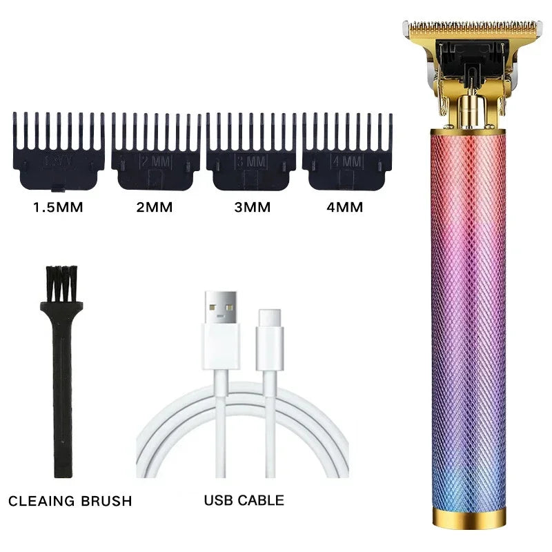 Electric Hair Cutting Machine And the accessories  T9 Clipper Hair Rechargeable Man Shaver Trimmer For Men's Barber Professional