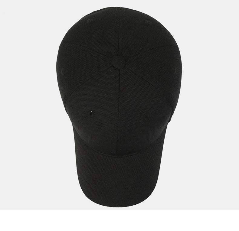 Pineapple Cloth Light Plate Simple Hat Men'S Casual Baseball Cap Fashion Visor Hat Minimalist Female Cap, Big Head Circumference