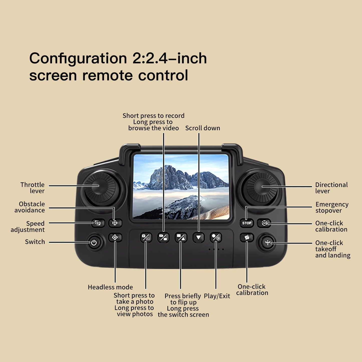 YP6 Mini Drone 8K Aerial HD Camera Drone 5G WIFI Record Large Screen Remote Control Intelligent Obstacle Avoidance Aerial Drone