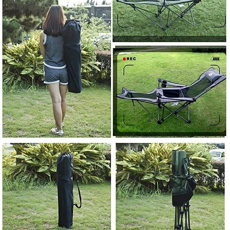 〔CC33〕Camping Chair Storage Bags Round Bottom Drawstring Storage Bag Portable Durable Cover Picnic Folding Bag(only bag,no chair