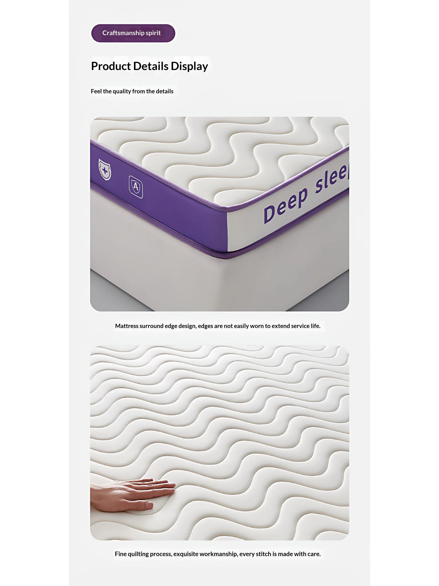 Filler latex non-full latex Foam Mattress King Queen Twin Cooling Gel Breathable Hypoallergenic Orthopedic Pressure