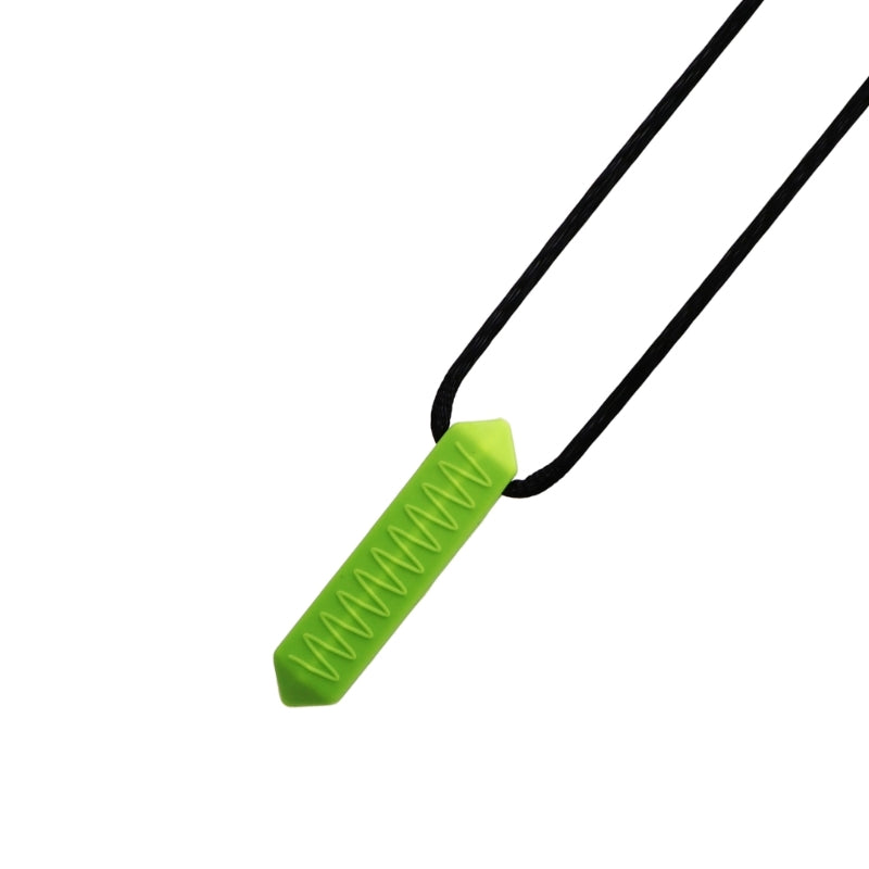 Stylish Silicone Pendant Necklace Chew Necklace Sensory Toy Provides Orals Stimulation Relieves Discomfort for All Age