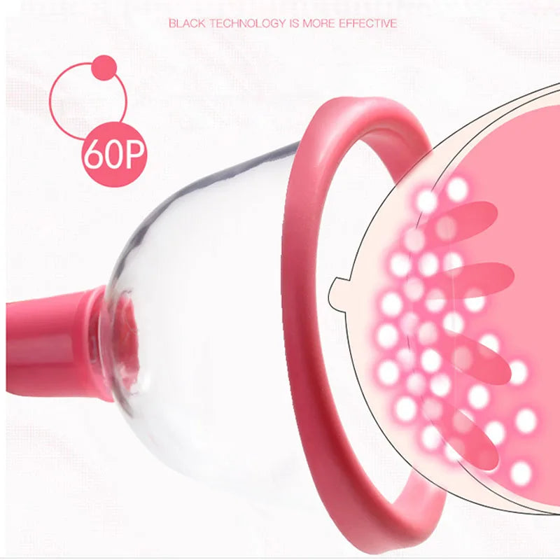 Vacuum Suction Massage Breast Enlargement Cupping Machine Electric Pump Cup Massager Body Chest Shaping Butt Lifting Device