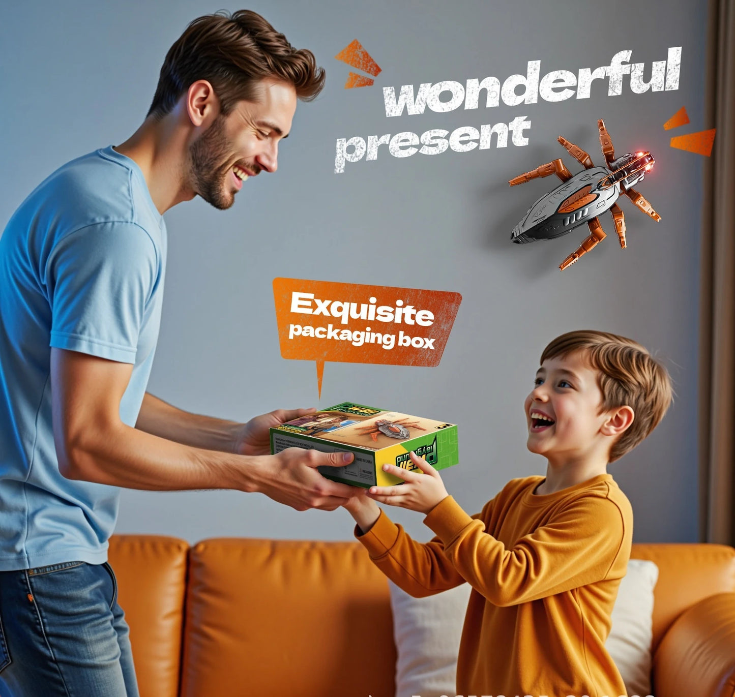 RC Biomimetic Wall Climbing Toy Electric Simulation Lizard Gecko Spider Cockroach Mechanical Animal Remote Control 360 Rotation