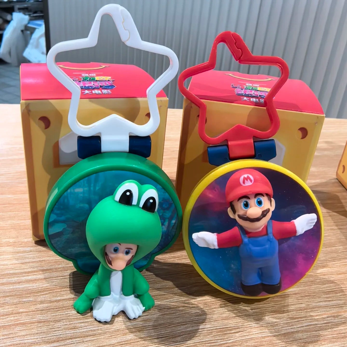 2026 Mcdonald'S Latest Style Happy Meal The Super Mario Bros Pendant Figure Yoshi Rosalina Statue Collection Model Doll Toy Gift
