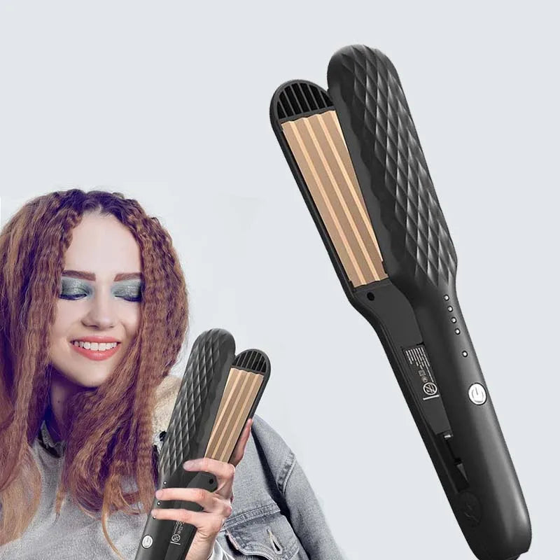 Hair Iron 3D Hair Crimper Professional Volumizing Curling Iron Corn Perm Fluffy Splint Flat Iron Hair Styling Tools