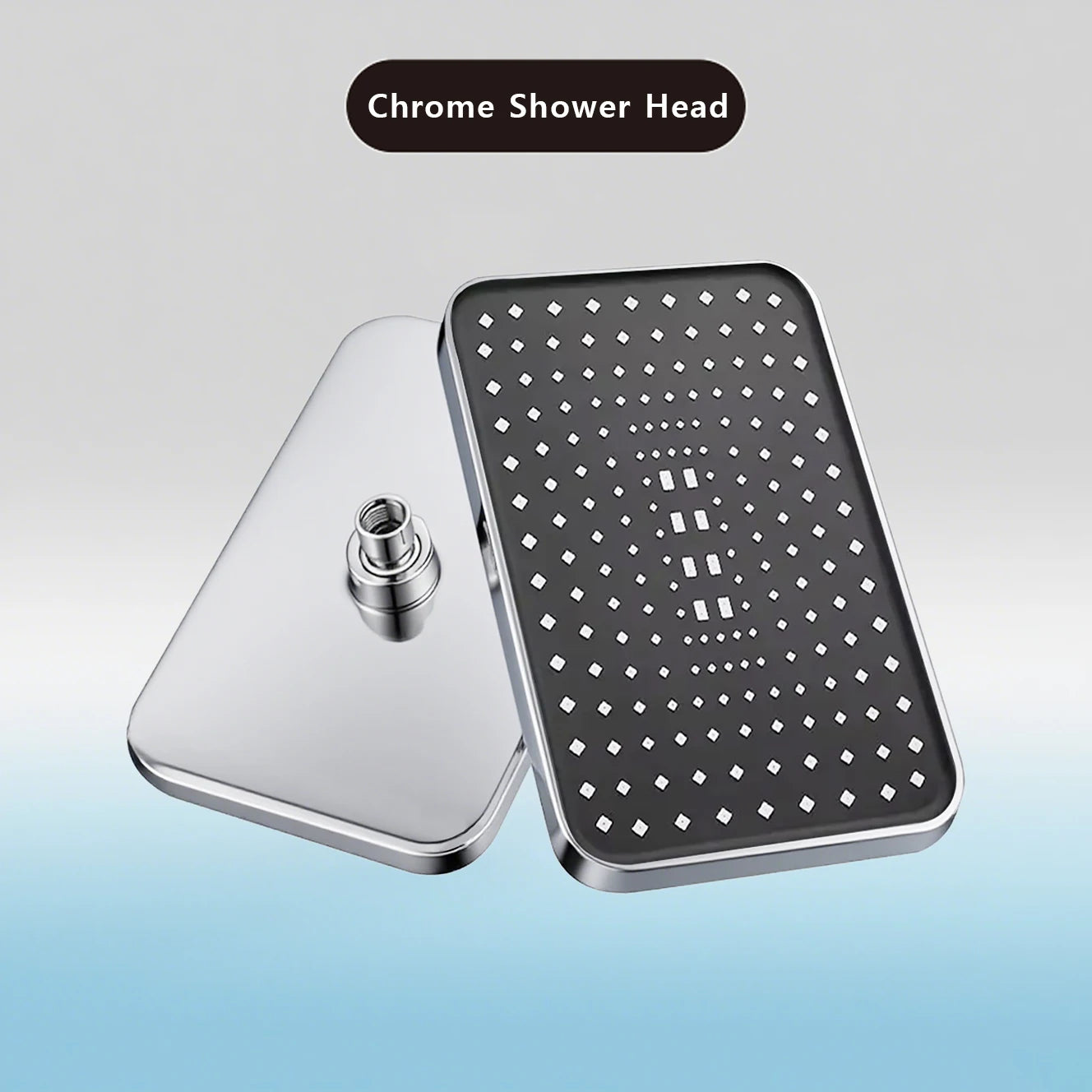 Large Flow High Pressure Shower Head Spray Bathroom Rain Shower Silicone Water-saving Nozzle Pressurization Handheld Accessories