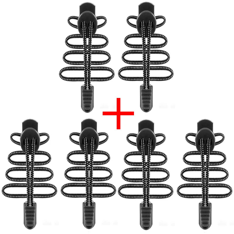 1Pair/3Pair Round Elastic Shoelace No-Tie Shoelaces for Sneakers and Casual Shoes Quick-On Quick-Off Laces