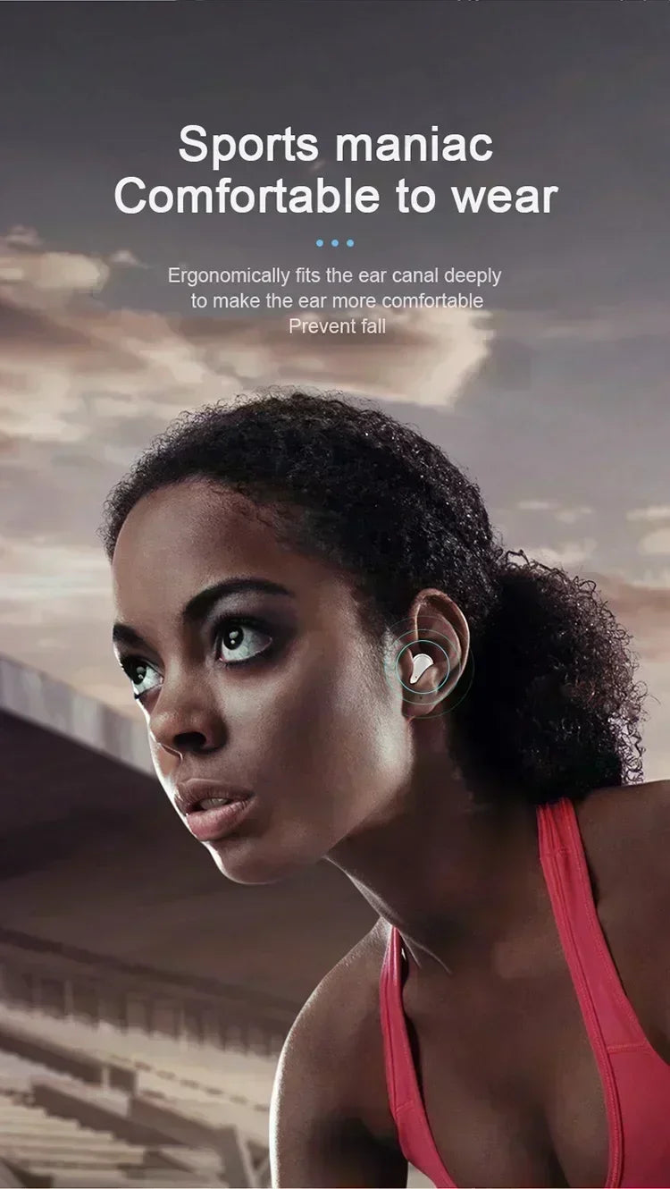 NEW A6S TWS Wireless Bluetooth Earphones sport Earbuds Fone Bluetooth Headset With Mic For Xiaomi Samsung Huawei smartphone