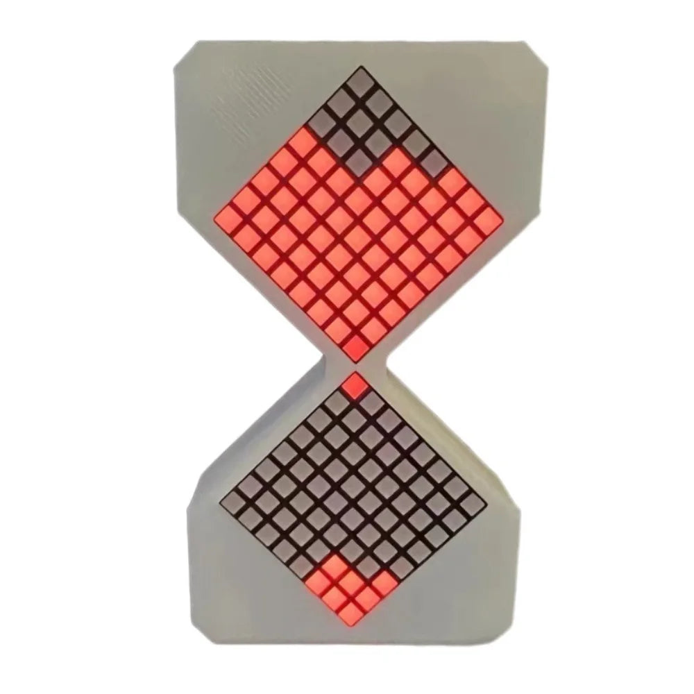 Cyber Style LED Electronic Hourglass with Gravity Sensing 1-30 Min Timer DIY Digital Sand Clock Technology Sense Decompress