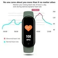 Lenovo Smart band Movement Watch Step count Bluetooth Synchronous Phone Information Smartwatch For Men Women Students 2025 New