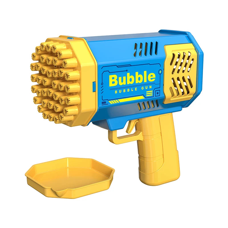 40 hole handheld fully automatic space light bubble machine electric children's toys without battery without  bubble water