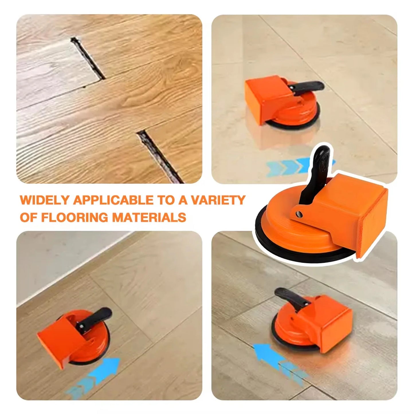 Floor Gap Fixer Tool 70kg Suction Cup Heavy Duty Wooden Flooring Gap Repair Tool
