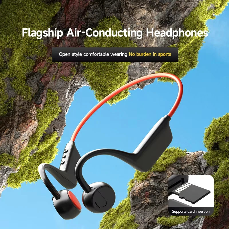 New Bone Conduction Headphones IPX8 Waterproof MP3 32GB Bluetooth5.4 Wireless Headphones With Mic Swimming Sports Fitness 2026