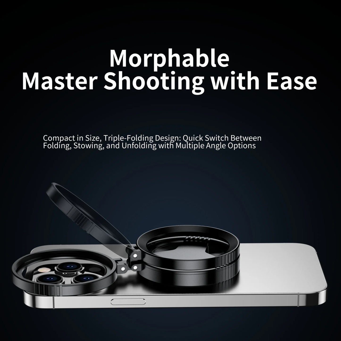 52mm CPL Polarizer Filter Magnetic Holder For iPhone 17 16 15 14 Pro Max Plus Andriod Smartphone for Vlogging Filter bracket
