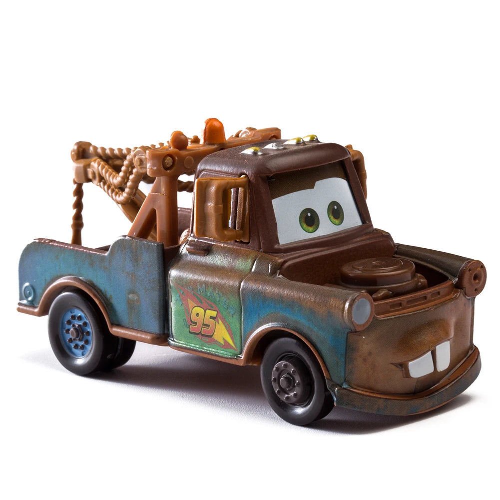 Cars Disney Pixar Cars Toy Lightning McQueen Jackson Storm Mater Sally Sheriff 1:55 Diecast Model Car Toy Children Birthday Gift