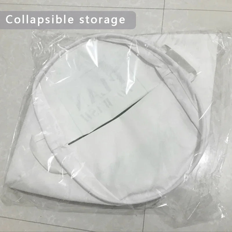 Household Dirty Clothe Basket Large Collapsible Laundry Basket Foldable Waterproof Bathroom Laundry Organizer Toy Storage Bucket
