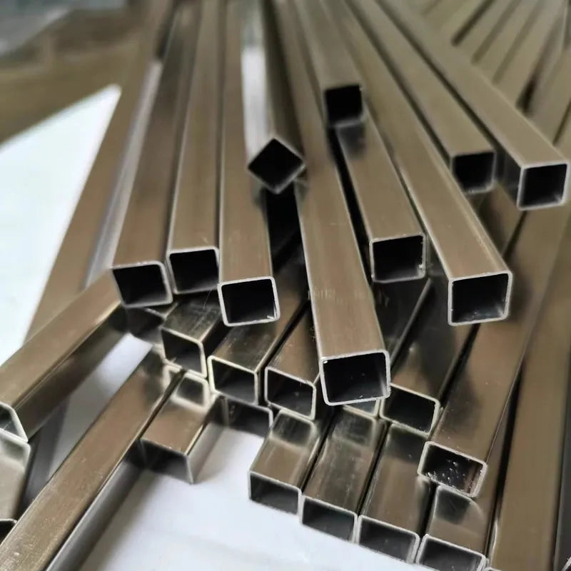 304 stainless steel small square tube pipe Hollow square steel rod Small diameter rectangular tube 3x3 4x4 5x5 6x6 7x7 8x8