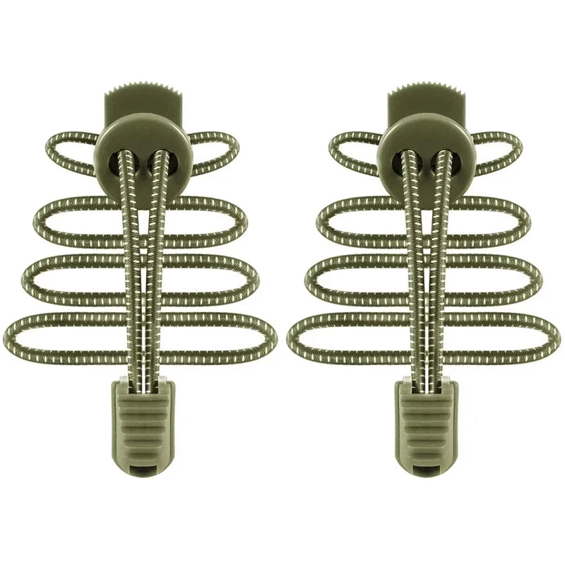 1Pair/3Pair Round Elastic Shoelace No-Tie Shoelaces for Sneakers and Casual Shoes Quick-On Quick-Off Laces