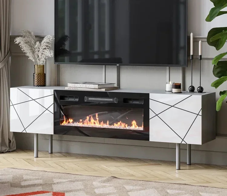 #For TV Stand with Fireplace Included TV Table Cabinet Television Cabinet TV Console Living Room Furniture