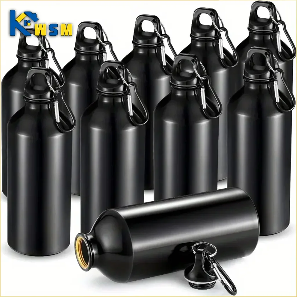 500/750mL Aluminum Outdoor Bike Sports Water Bottle Drinking Kettle Drinking Cup Leakproof Water Jug for Travel Running Camping