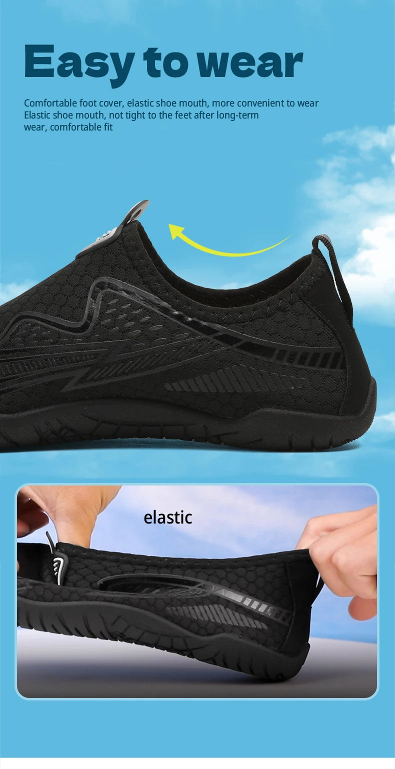 Summer Quick-Drying Beach Water Shoes Unisex Swimming Aqua Slippers Outdoor Activities Surfing on The Sea Five Finger Sandals