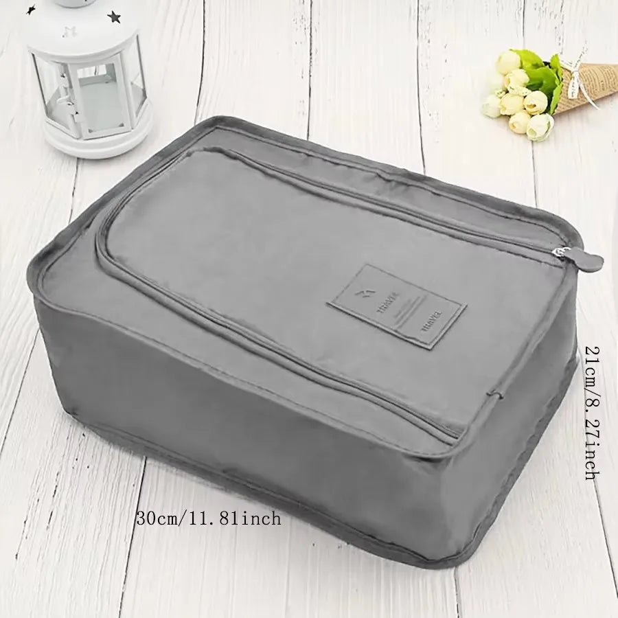 Portable Shoe Bags Travel Holds Multifunction Waterproof Folding Storage High Capacity Shoe Pouch Organizer