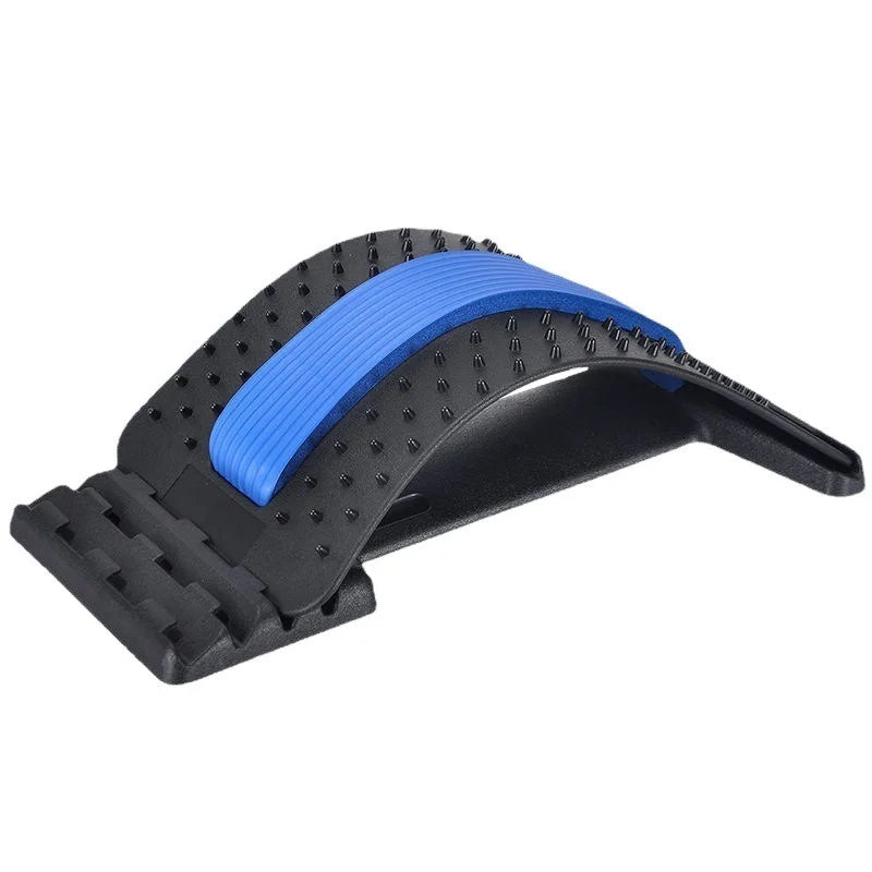Back Support Back Stretching Device,Back Massager for Bed Chair Car,Multi-Level Lumbar Support Stretcher Spinal Muscle Pain Reli
