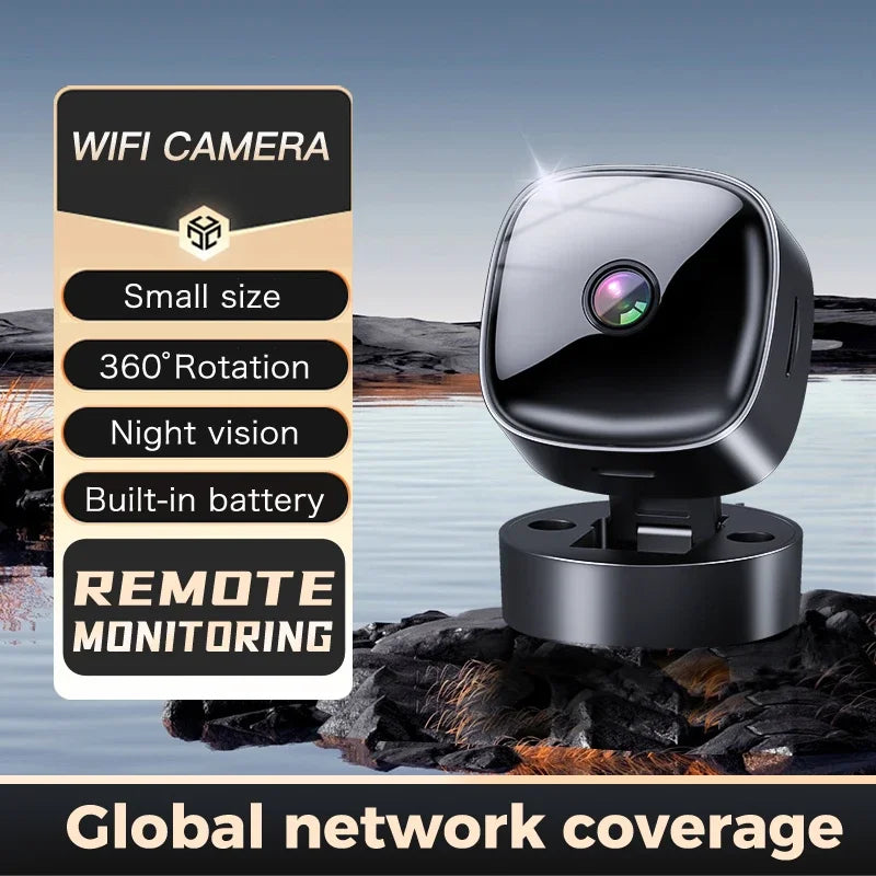 Lenovo Security Monitoring High Definition 360 ° Rotating WiFi Mini Camera No Need for Plug Night Vision Smart Home 2026 NEW