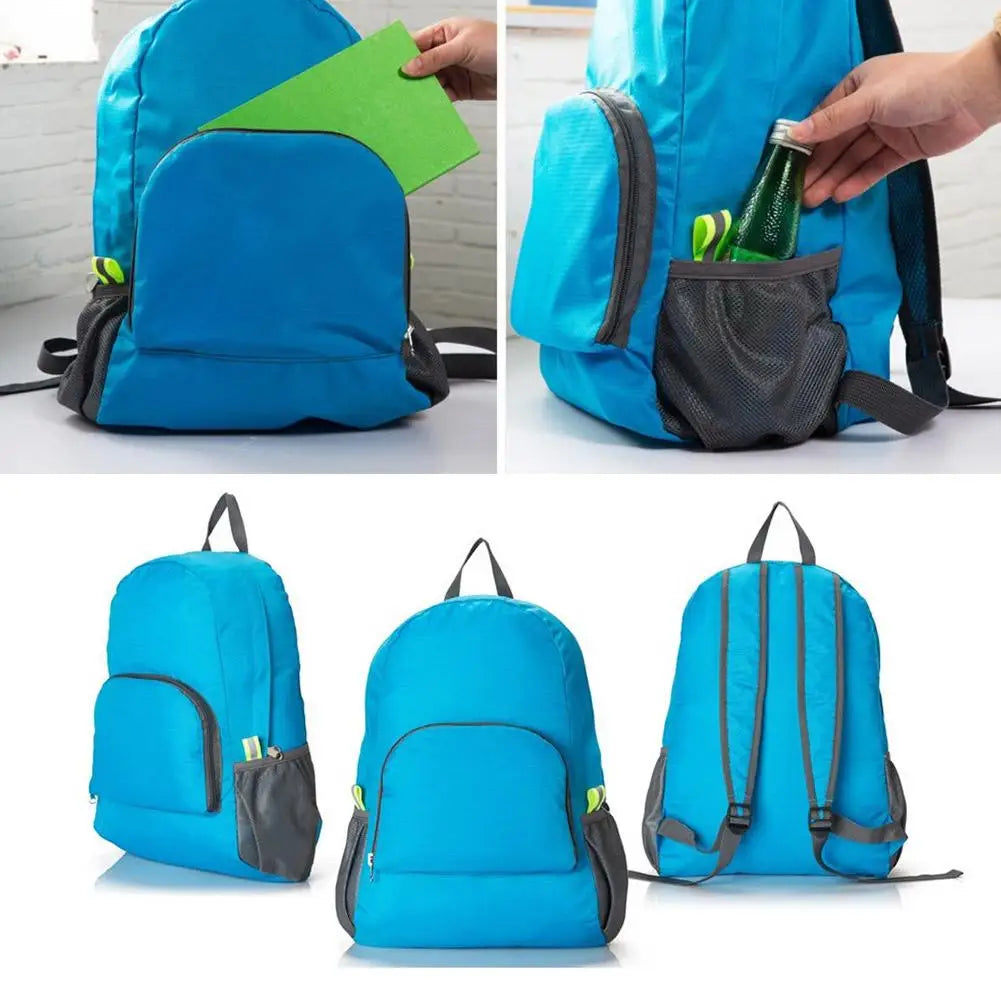 Foldable Outdoor mountaineering backpack Ultralight Nylon waterproof Travel Daypack Bag Large capacity Sports Daypack