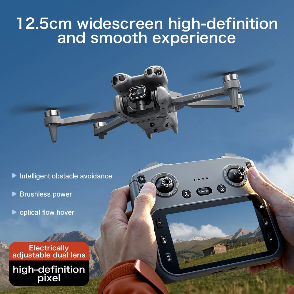 2026 NEW Original GT50 PRO RC Drone 8K HD Dual Cameras WiFi GPS 20mins Flight Aerial Photography Quadcopter Remote Control Toys