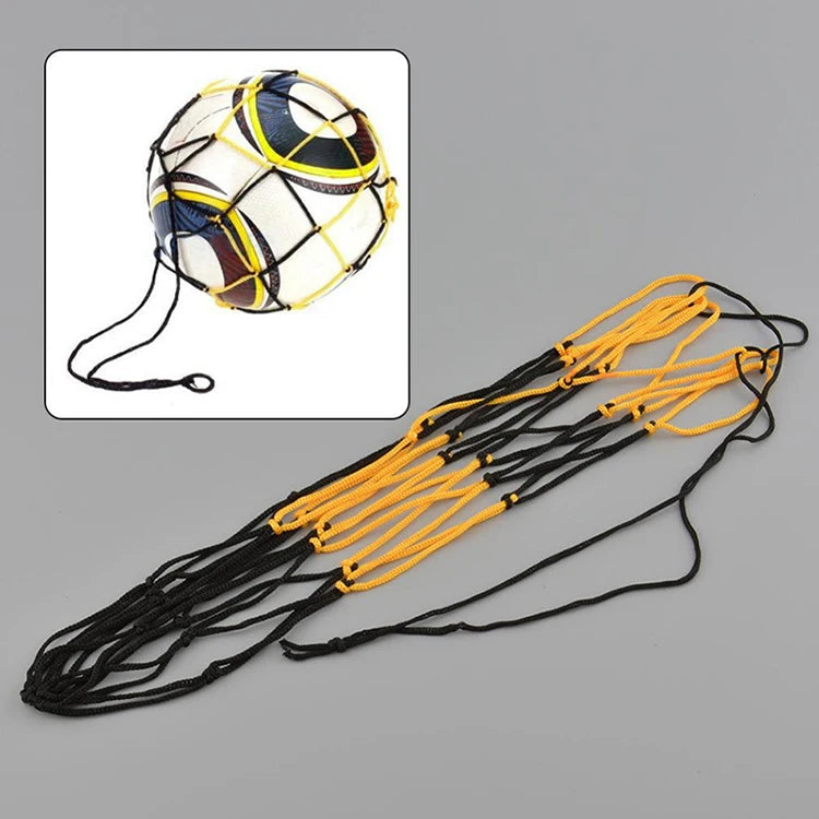 Ball Net Bag Net Bag Mesh For Soccer Ball Basketball Soccer Outdoor Football Standard Drawstring Volleyball Closure