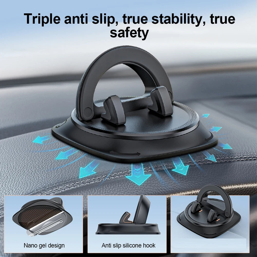 360 Degree Rotation Car Phone Holder Dashboard Stand Bracket Universal for iPhone Samsung Xiaomi Huawei Car Accessories
