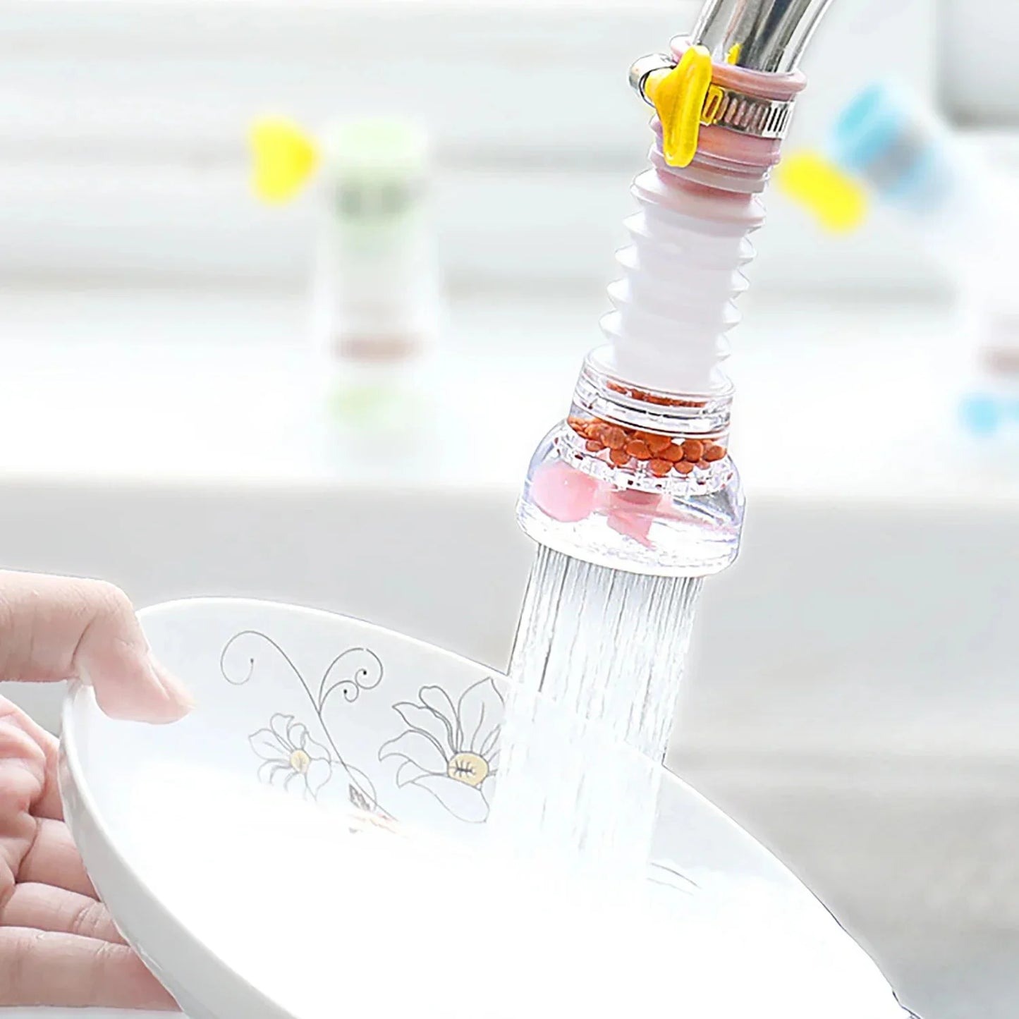 360 Kitchen Anti-Splashing Faucet Can Rotate Extend The Filter Home Universal Water Faucet Multifunction Wash Basin Shower Fauce