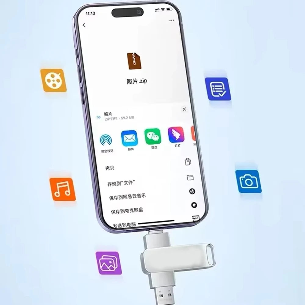 Lenovo USB 3.2 Flash Drives High Speed Transfer 16TB Metal Pendrive Memory Card Pendrive Flash Disk Memoria Waterproof Stick