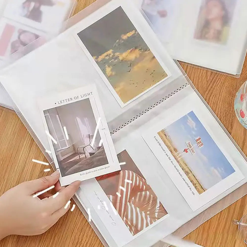 New Collect Book Photo Album 80/160 Slots PVC Picture Card Holder Transparent 3/4/5/6 Inch Photocard Holder Idol Star