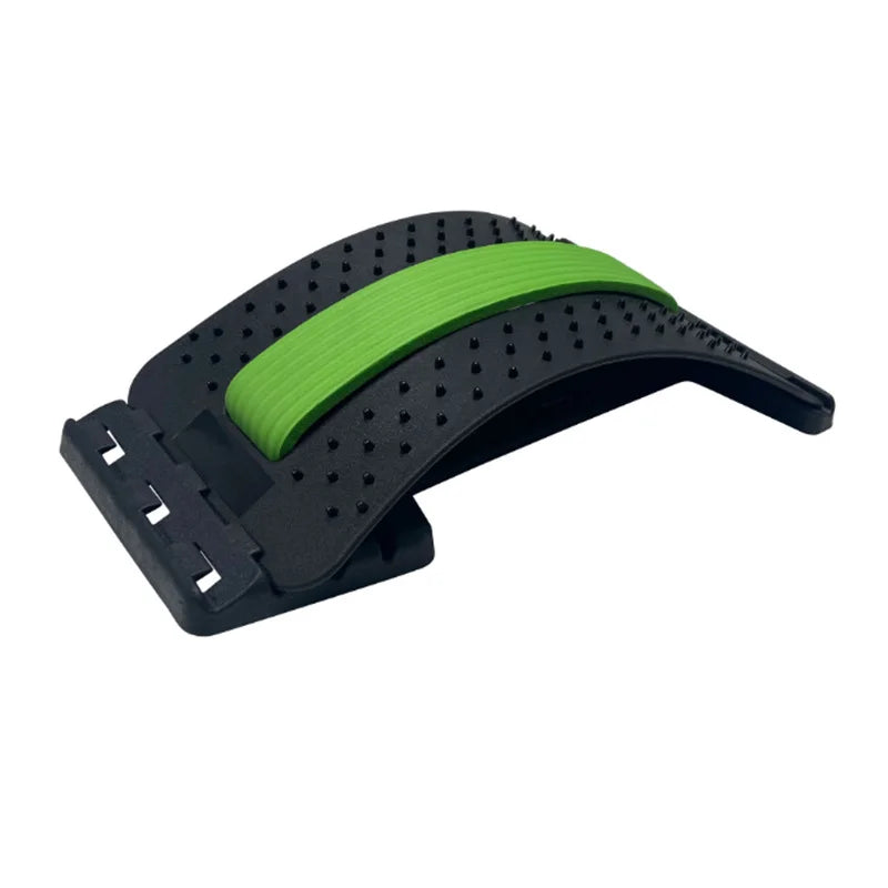 Back Support Back Stretching Device,Back Massager for Bed Chair Car,Multi-Level Lumbar Support Stretcher Spinal Muscle Pain Reli