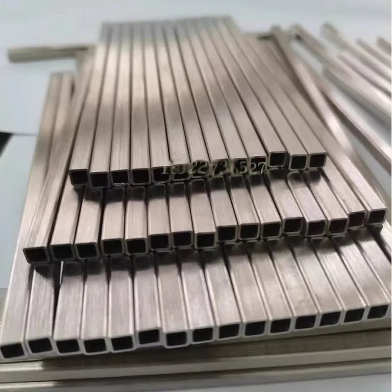 304 stainless steel small square tube pipe Hollow square steel rod Small diameter rectangular tube 3x3 4x4 5x5 6x6 7x7 8x8