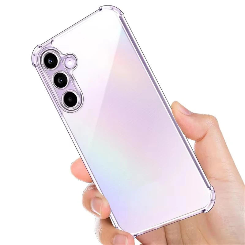 Transparent Phone Case for Samsung A55 5G Back Cover on Galaxy A57 A56 A55 A37 A36 A35 A26 A17 A16 A15 A 35 36 37 55 56 57 Shell