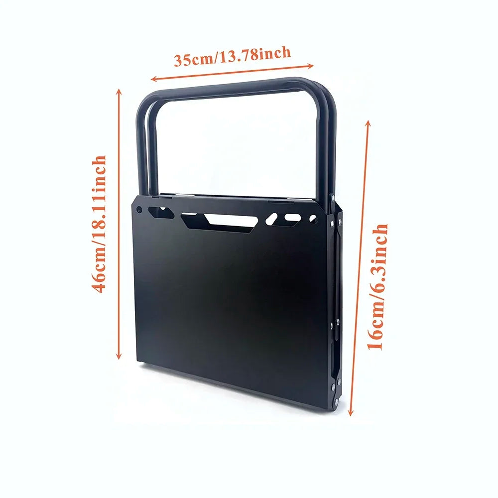 Portable Foldable Beach & Camping Table, Hollow Edge Picnic Table, Lightweight Hangable Outdoor Table for Travel