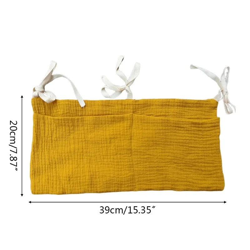 Multifunctional Crib Storage Bag Baby Diaper Bag Toddler Bed Headboard Organizer For Kids Baby Bedding Accessories Newborn
