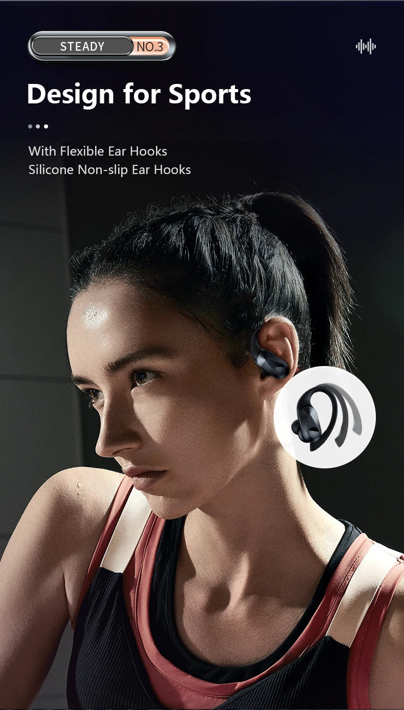 Lenovo LP75 TWS Sports Earphones Bluetooth 5.3 Wireless Headphones Waterproof HiFi Stereo Noise Reduction Earbuds with Mics