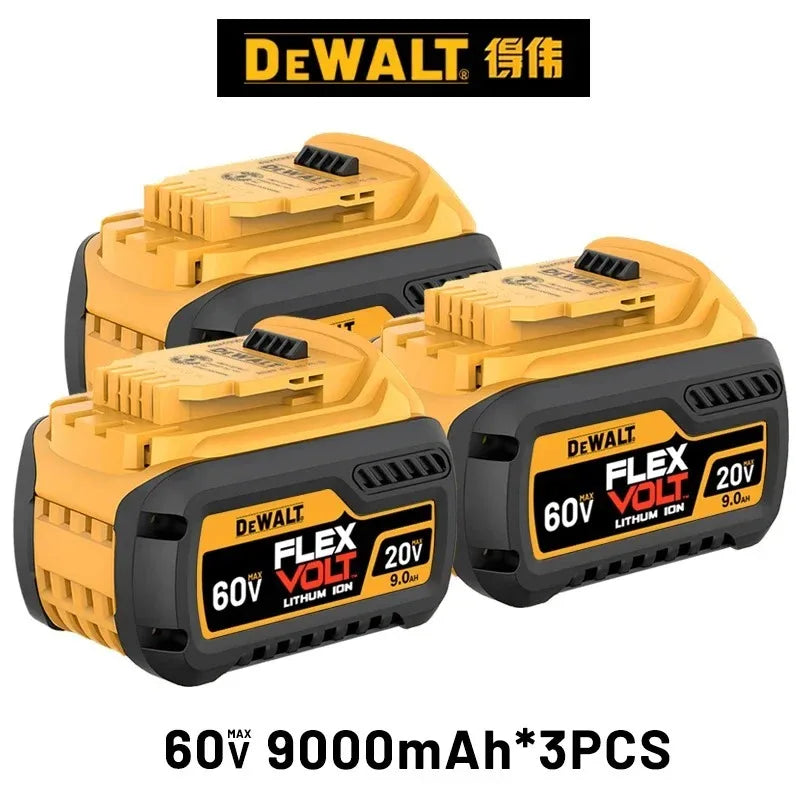 DeWALT Original Battery 20V/60V 6Ah 9Ah MAX FlexVolt for DCB606 DCB205 DCB206 DCB209 DCB182 Power Tool