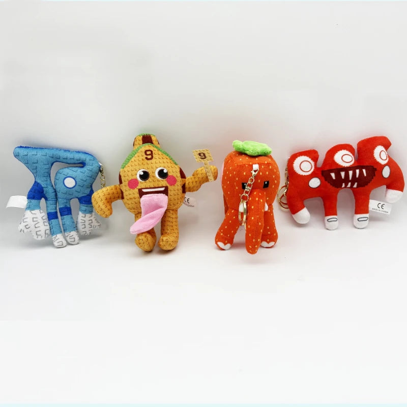 NEW Steal A Brainrot Esok Sekolah Plush Sammy Jandel Strawberry Elephant Plushie Cute No. 9 House Stuffed Doll Toy Fans Gift